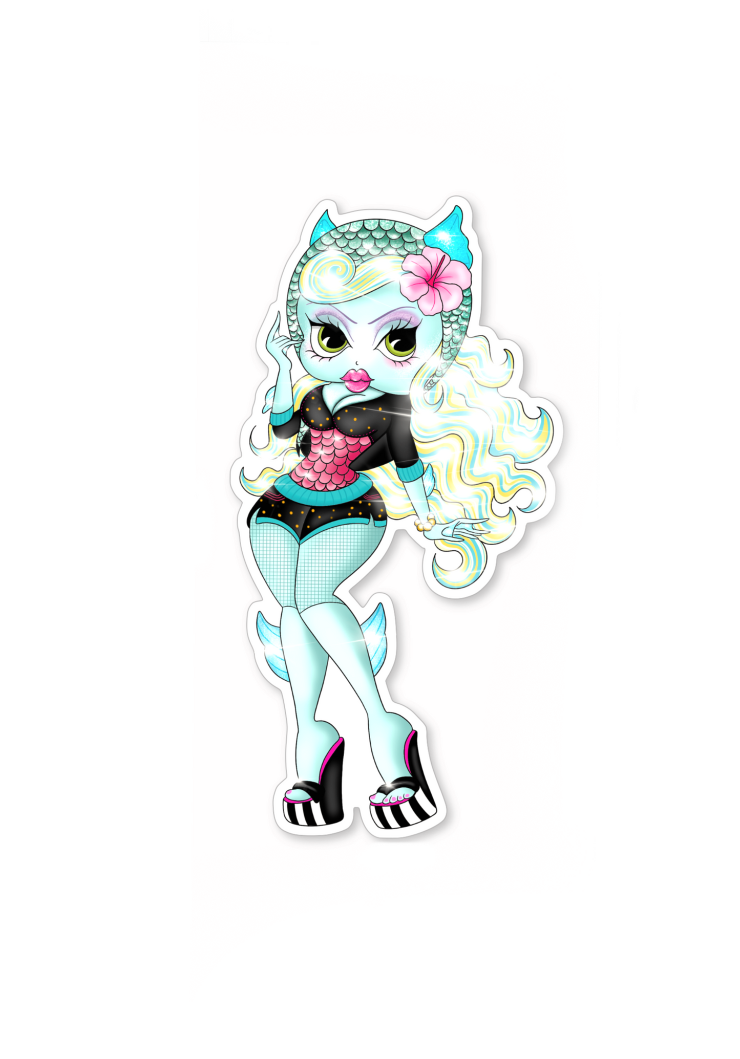 Lagoona boop sticker