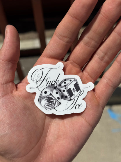 Fuck ice sticker