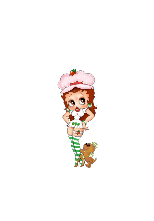 PRE ORDER * Betty boopcake sticker