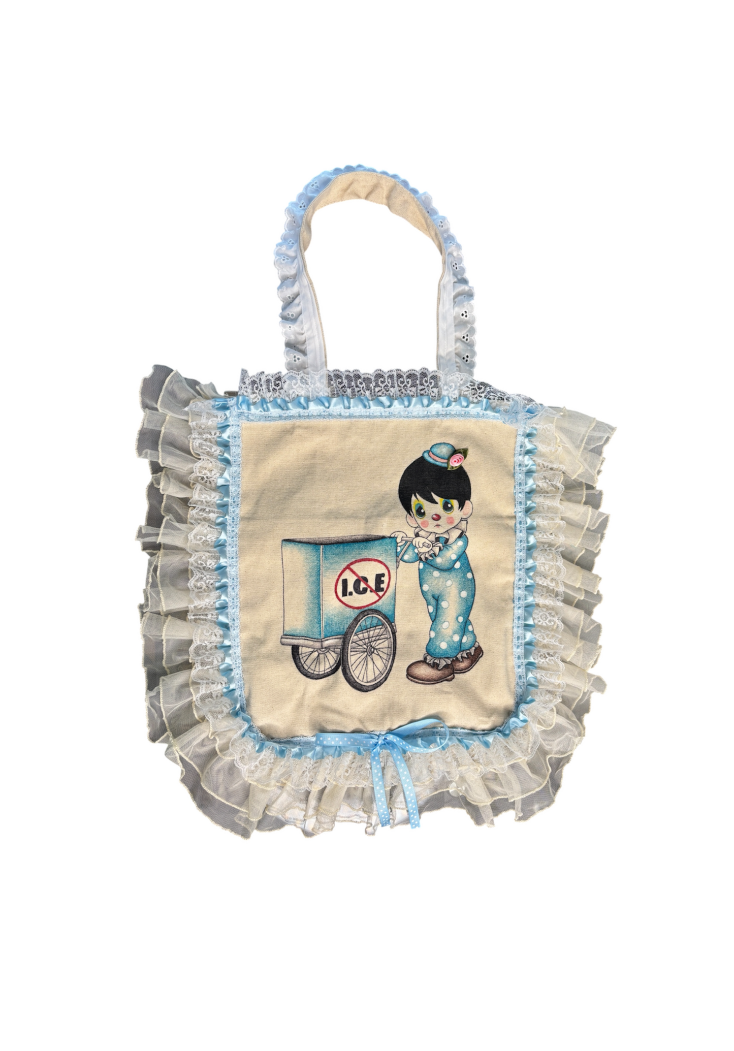 Clown bag hand drawn
