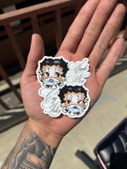 Clown boop sticker