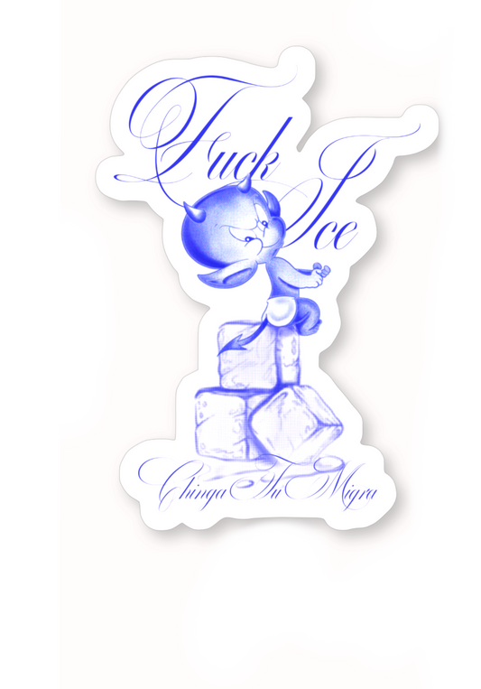 Fuck ice sticker