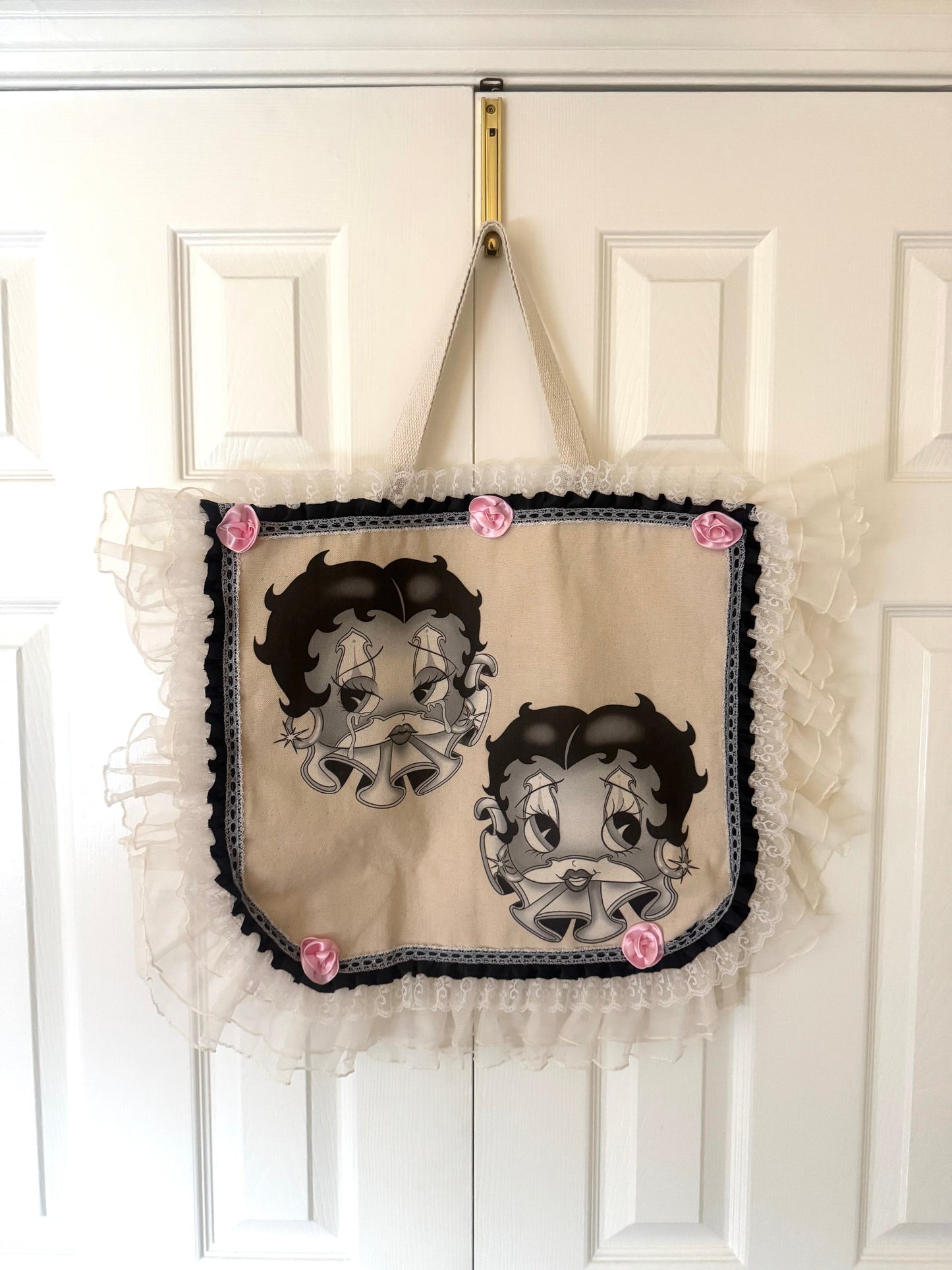 Betty boop tote bag *Sewn