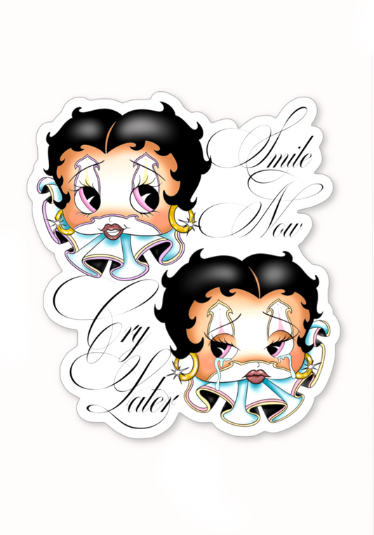 Clown boop sticker