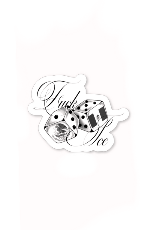Fuck ice sticker