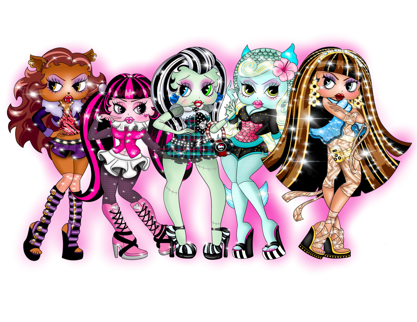 Monster high sticker bundle